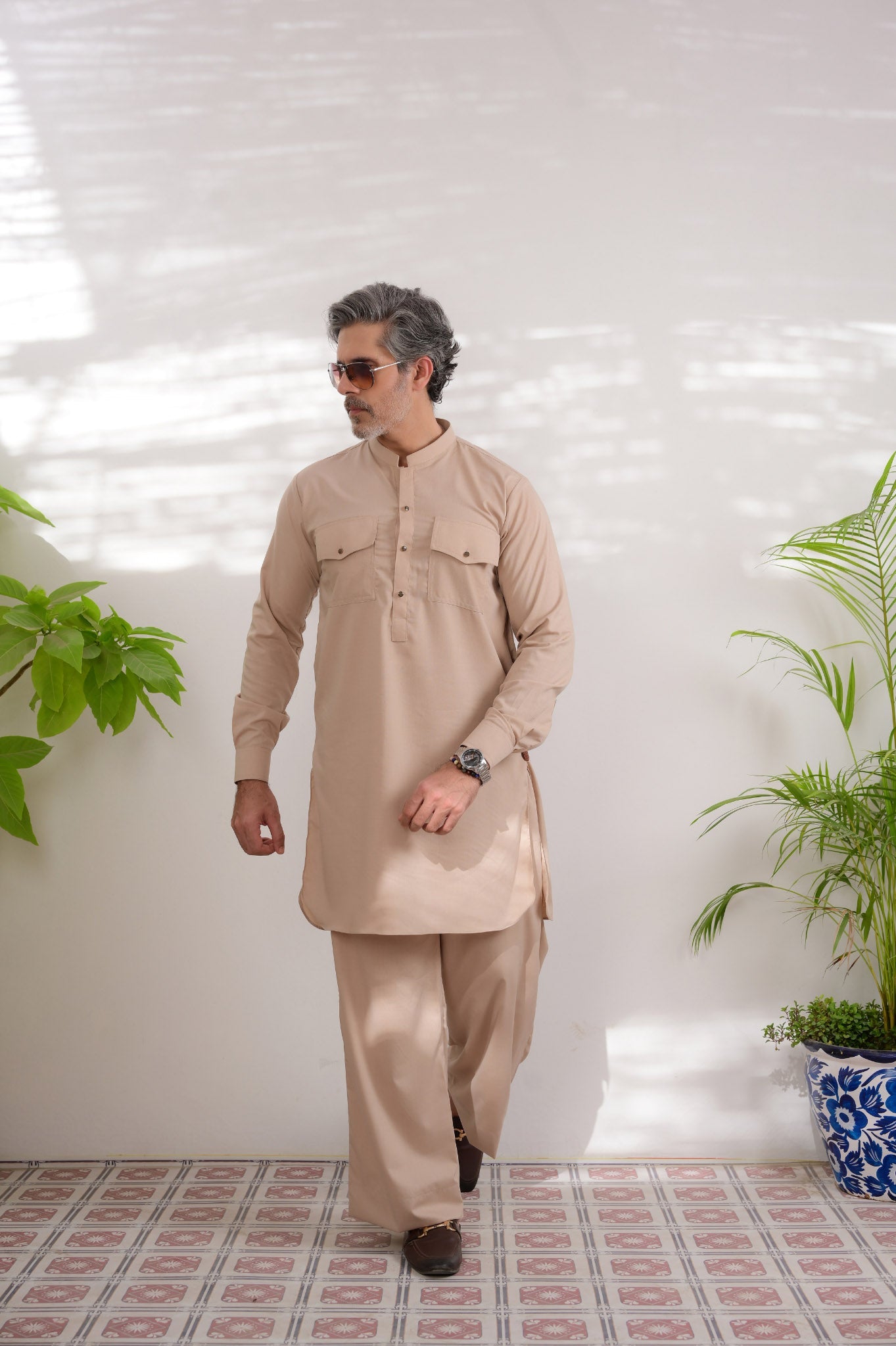 Shenzar - Safari Edit Kurta Trouser - Number3Clothing