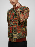 Tapestry Print Bomber Jacket - Number3Clothing