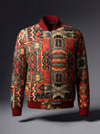 Tapestry Print Bomber Jacket - Number3Clothing