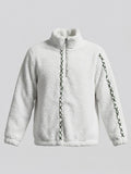 White Teddy Jacket - Number3Clothing