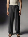 Wide Leg Trouser - Black - Number3Clothing