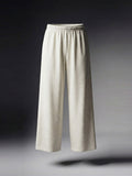 Wide Leg Trouser - White - Number3Clothing