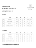 Zarb Noir Kurta Trouser - Number3Clothing
