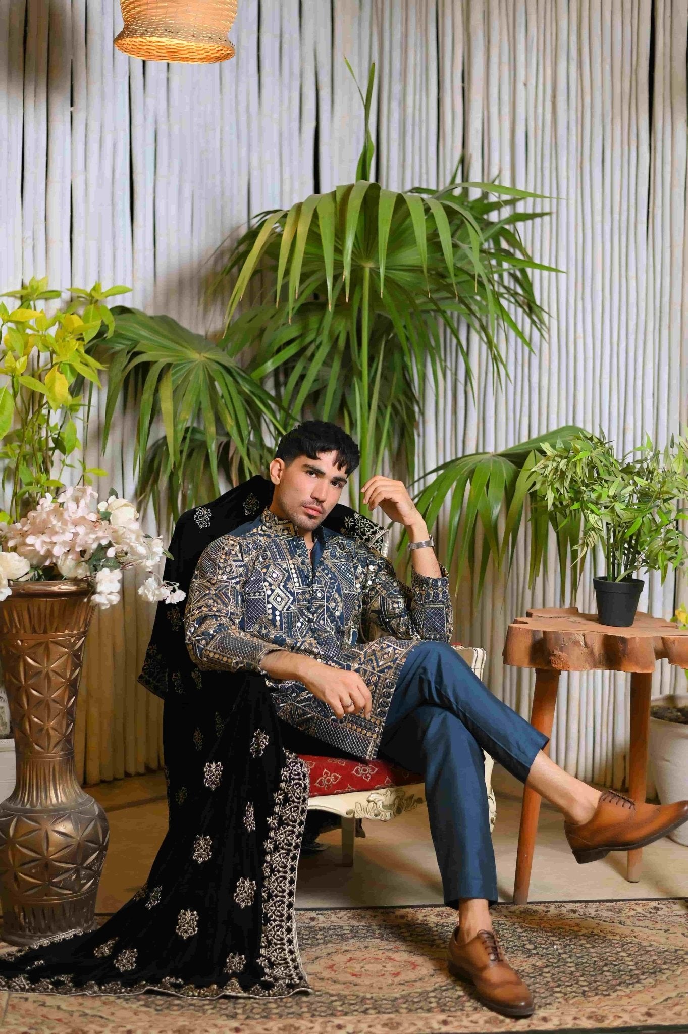 Zarqash Kurta Trouser - Number3Clothing