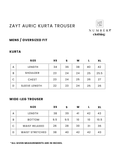 Zayt Auric Oversized Kurta Trouser - Number3Clothing