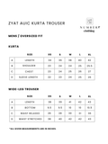 Zyat Auic Oversized Kurta Trouser - Number3Clothing